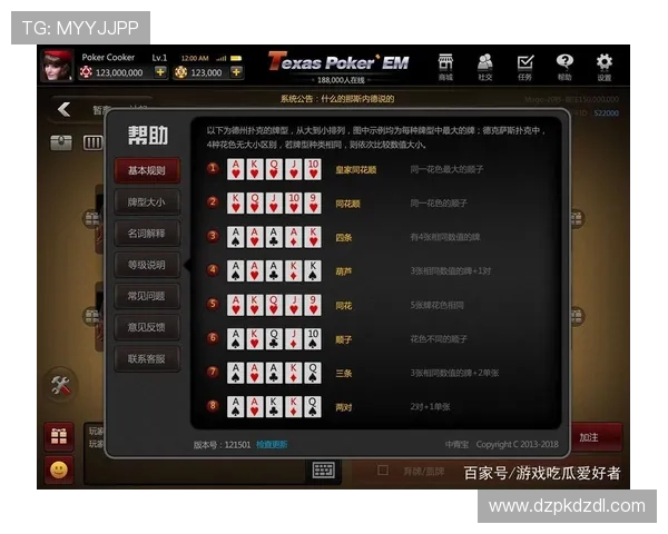 德州扑克加注规则在不同局势下的灵活运用技巧